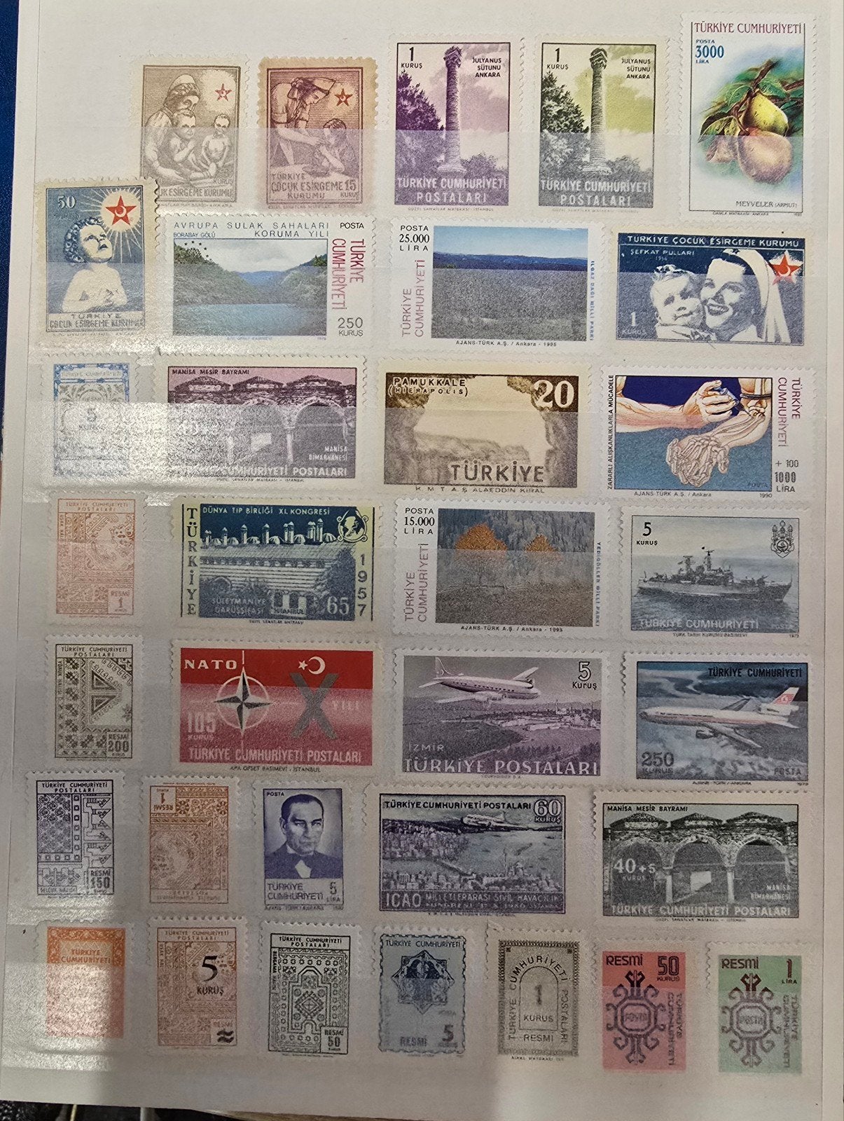 TURKIJE VEEL POSTZEGELS POSTFRIS, Ophalen, Buitenland