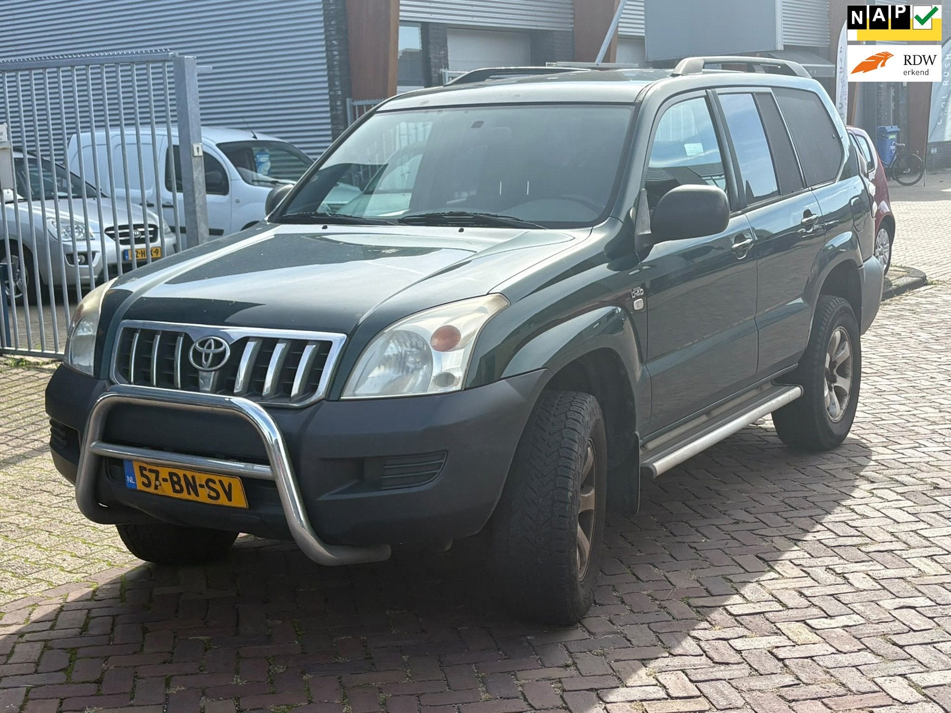 Toyota Land Cruiser 3.0 D-4D LX Window Van Airco Stuurbekr T, Auto's, Automaat, Stof, Gebruikt, Zwart