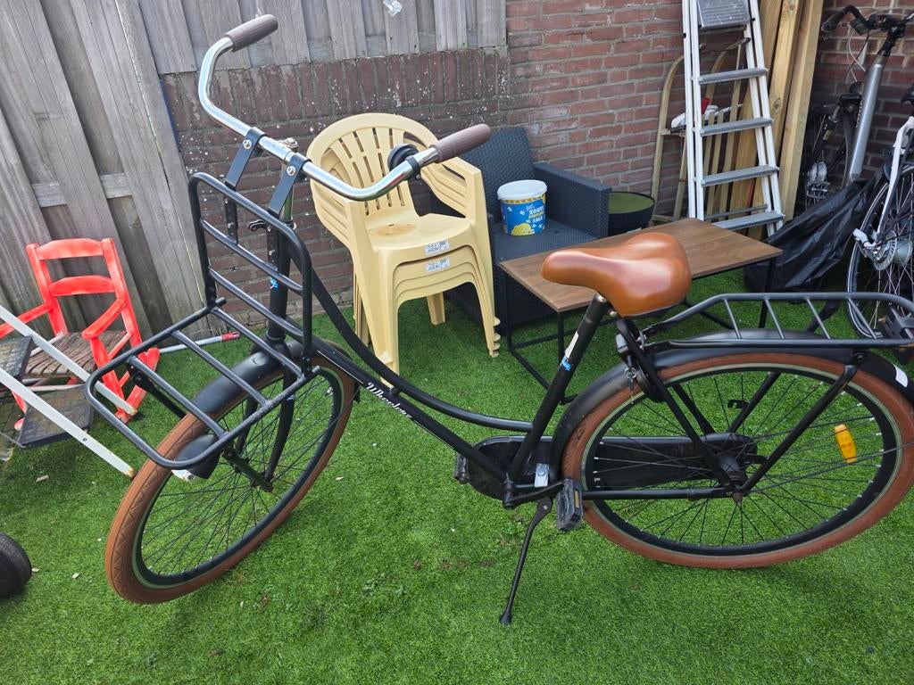 Nette Wheelerz Transportfiets – Mat Zwart, Fietsen en Brommers, Fietsen | Dames | Damesfietsen, Ophalen of Verzenden