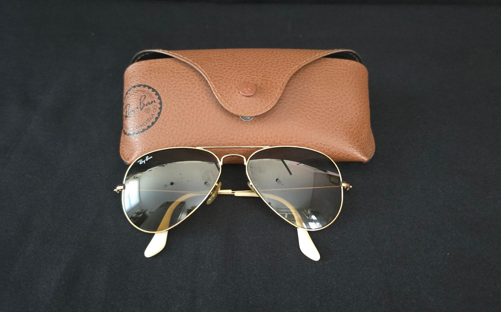 Ray Ban zonnebril, RB3025, Aviator Large Metal, gemerkt, Zonnebril, Overige kleuren, Ophalen of Verzenden, Zo goed als nieuw