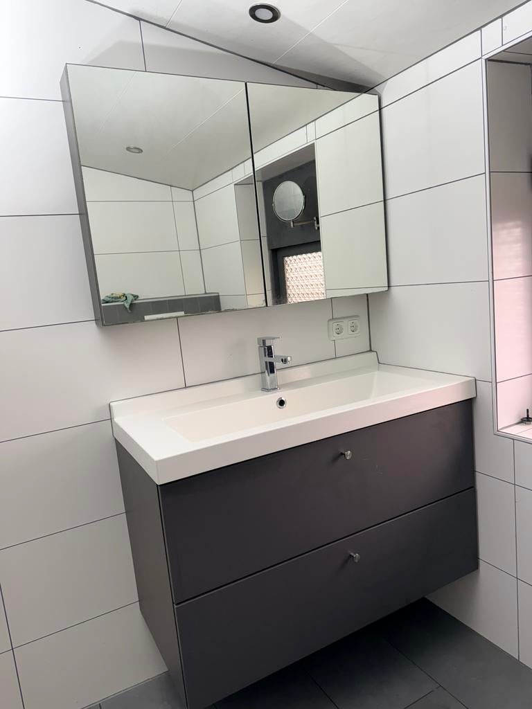 Badmeubel, Huis en Inrichting, Badkamer | Badkamermeubels, Ophalen, 50 tot 100 cm, Zo goed als nieuw, Minder dan 100 cm