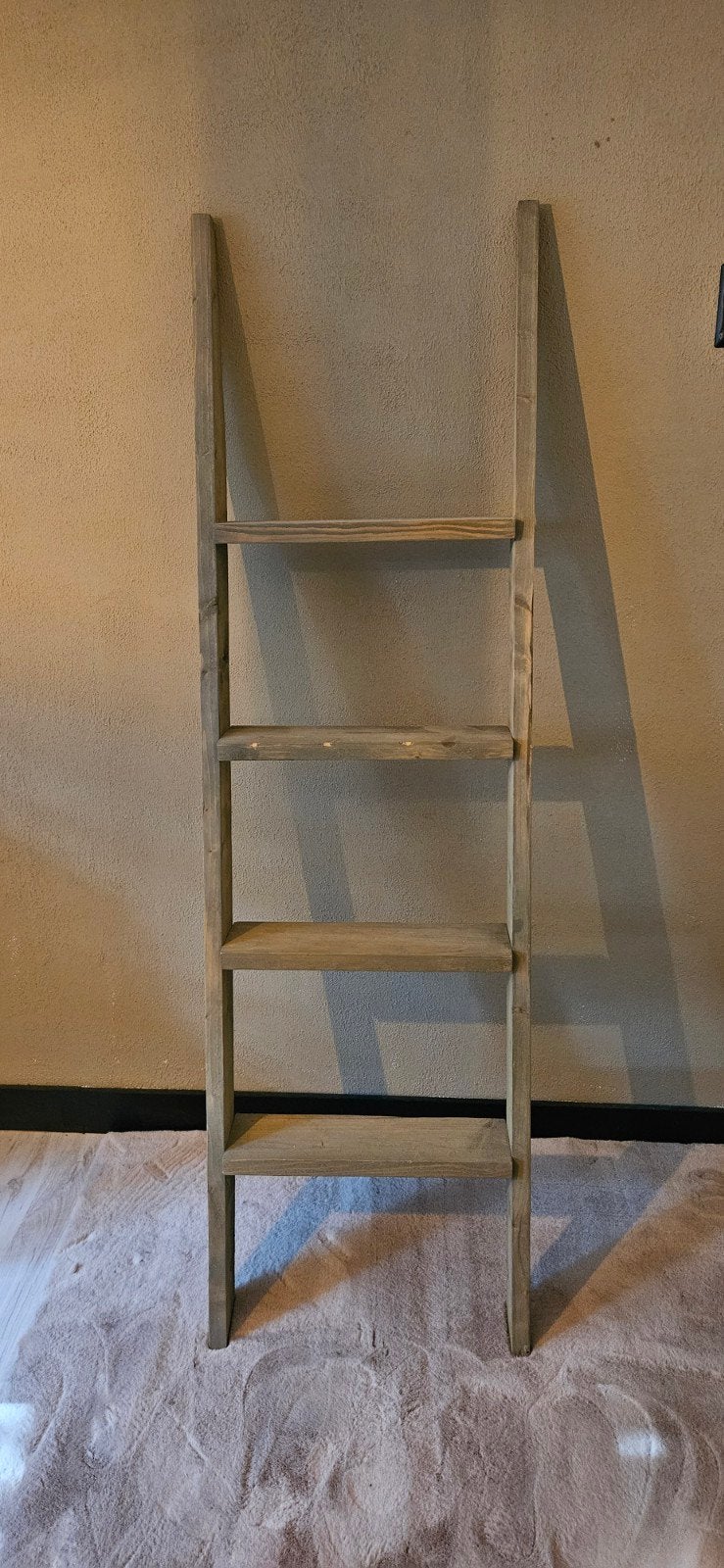 landelijke houten decoratieve ladder/boekenrek, Ophalen, Gebruikt