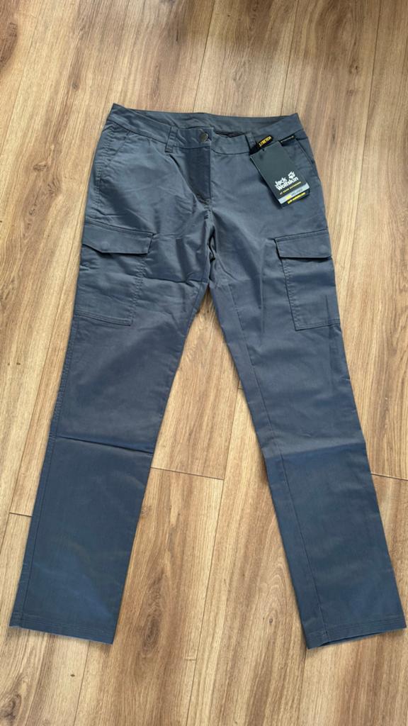 Jack Wolfskin Cargo Broek - Nieuw met labels, Maat 38/40 (M), Nieuw, Ophalen of Verzenden, Grijs