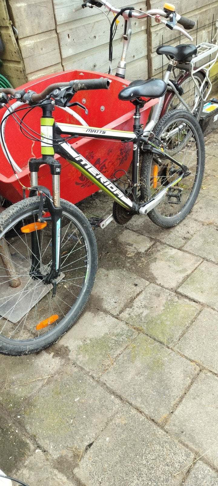 merida mats 10 opknapper 26 inch mtb, Fietsen en Brommers, Gebruikt, Velgrem, Ophalen, 26 inch of meer