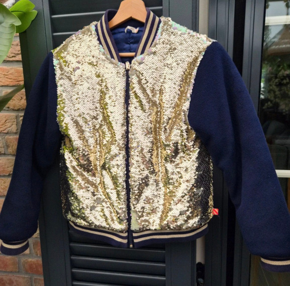 😍NIEUW!😍 BILLIEBLUSH Sequin winterjas jas goud pailletten, Billieblush, Meisje, Nieuw, Ophalen of Verzenden