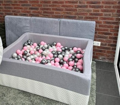 Cmplt speelset | Ballenbak + Houten klimrek, Ophalen, Zo goed als nieuw