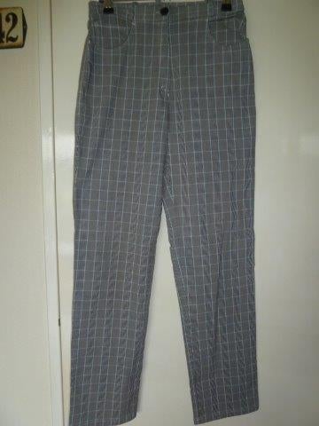 Gelco broek 38 grijs ruitje, Maat 38/40 (M), Ophalen of Verzenden, Zo goed als nieuw, Grijs