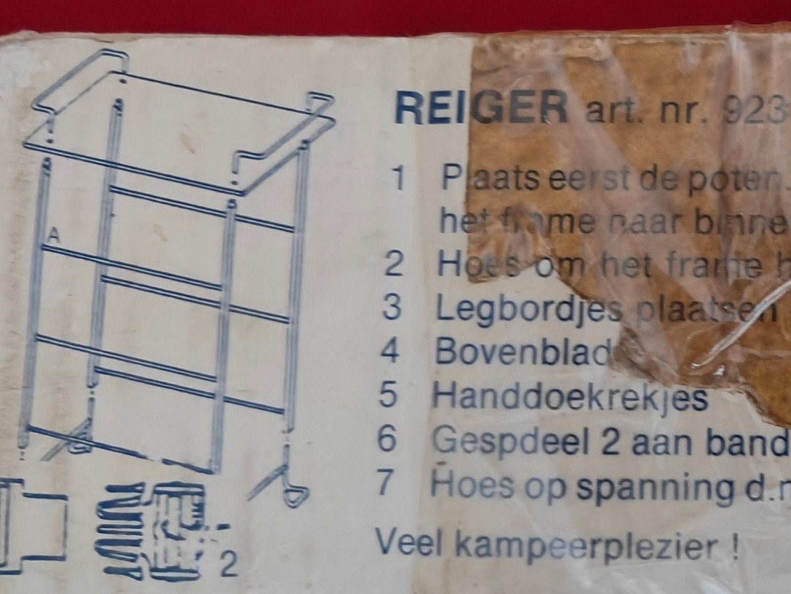 Bunne Reiger Campingkast - Grijs/Cyclaam, Ophalen of Verzenden, Nieuw