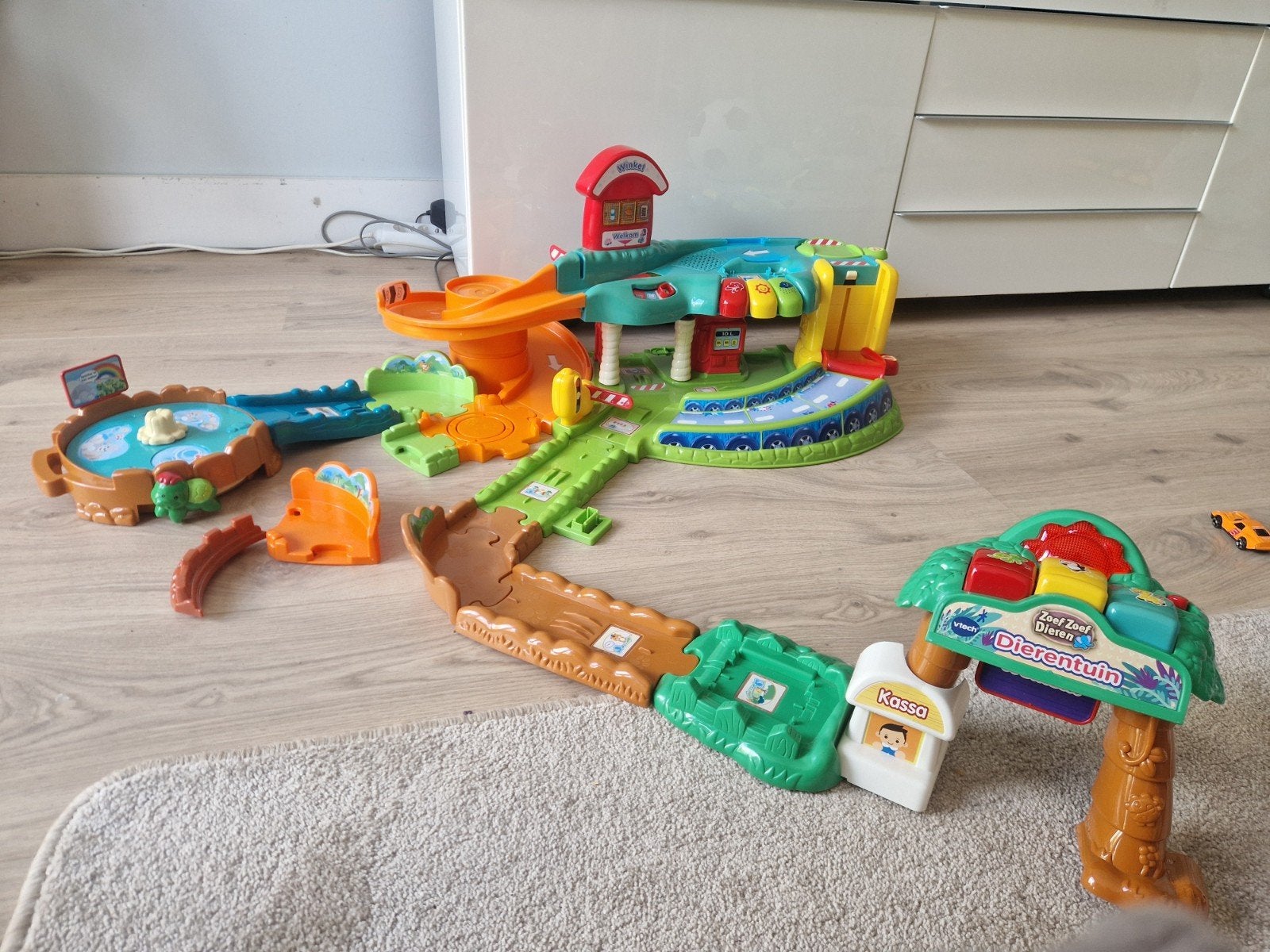 VTech Toet Toet Auto's en Zoef Zoef Dieren speelset, Kinderen en Baby's, Speelgoed | Vtech, Ophalen, Gebruikt, 6 maanden tot 2 jaar