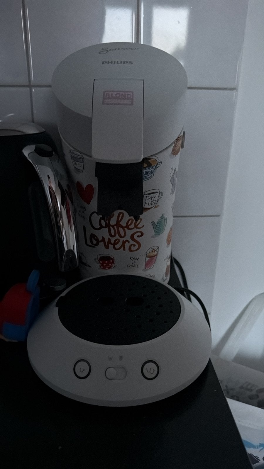 Philips Senseo Blond Koffiezetapparaat, Witgoed en Apparatuur, Ophalen, Zo goed als nieuw, Koffiemachine, Koffiepads en cups