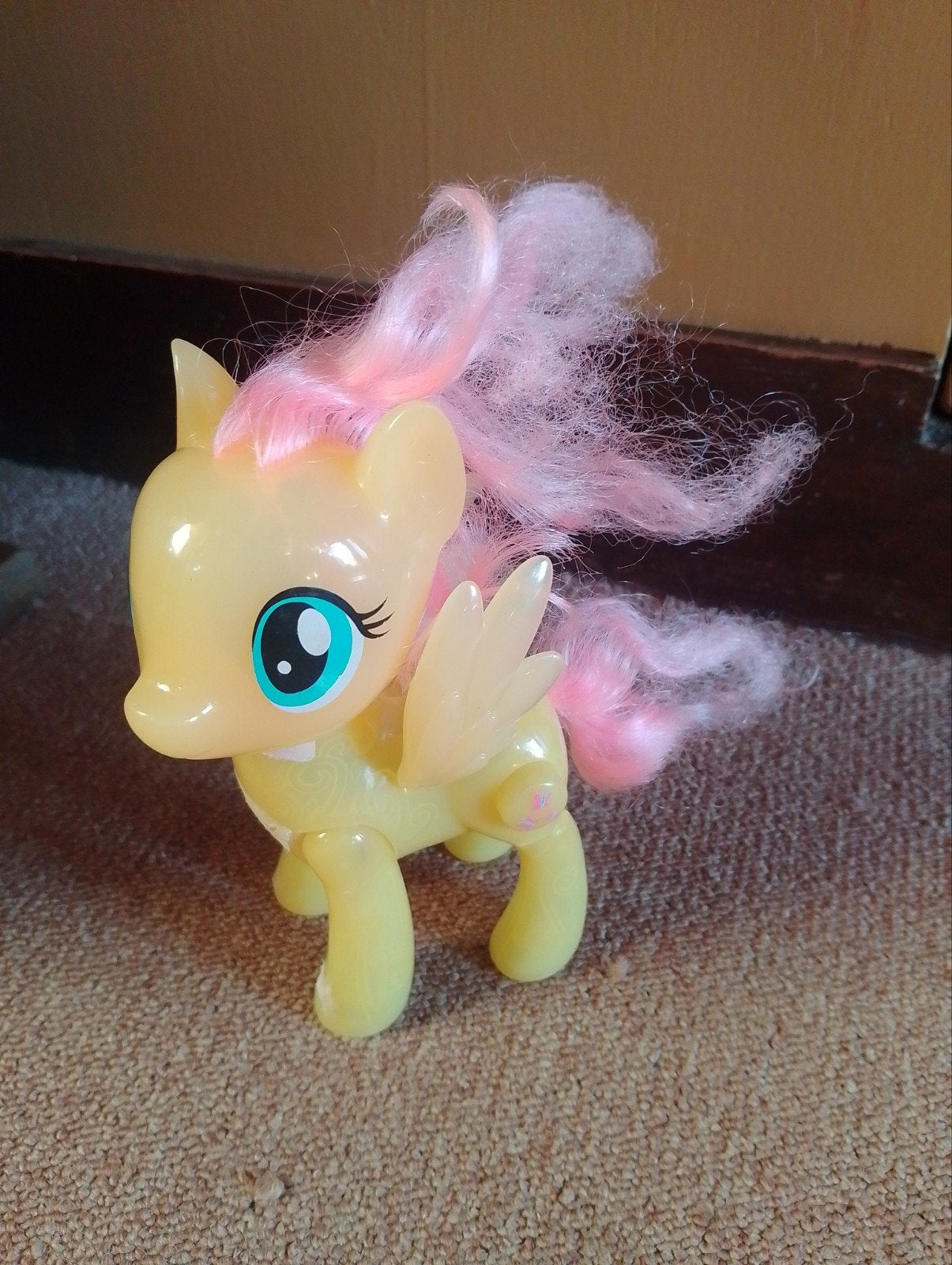 My Little Pony Fluttershy speelfiguur, Ophalen of Verzenden, Gebruikt, Meisje