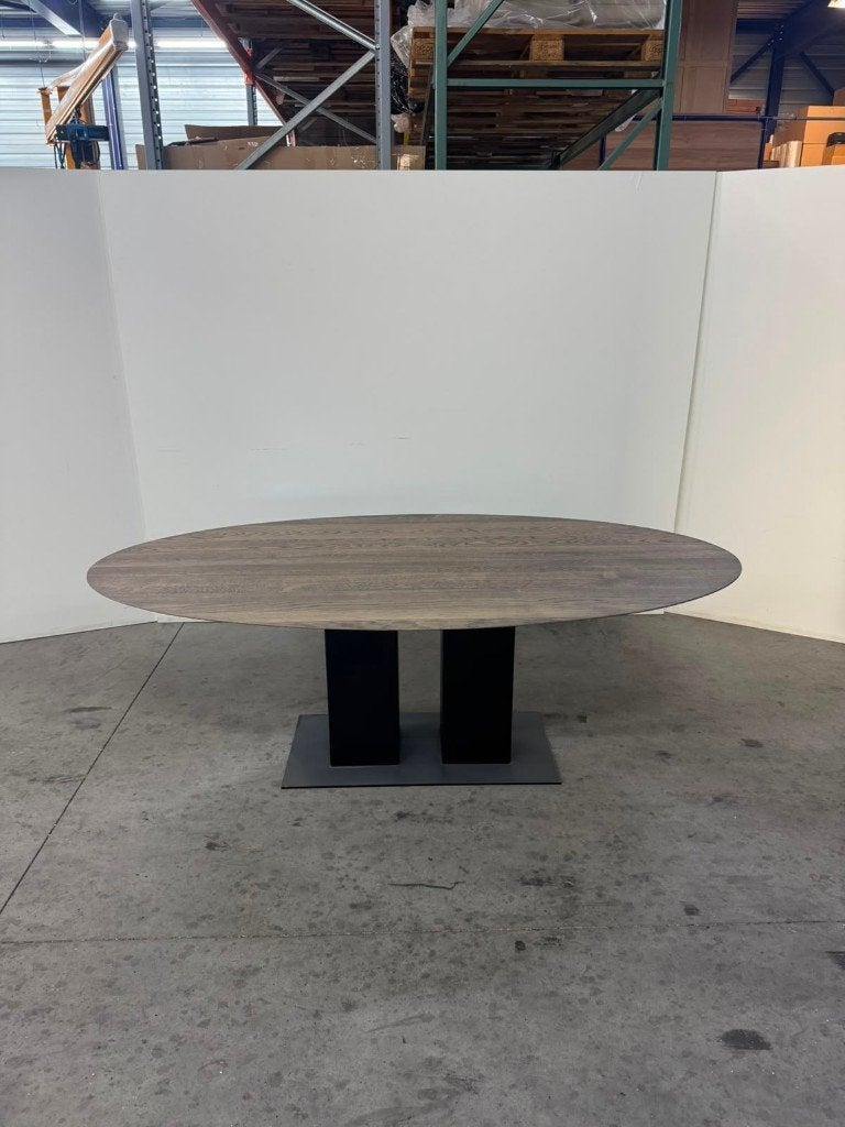 Nieuwe Bert Plantagie eettafel Shelter 220x115x76cm, 100 tot 150 cm, Eikenhout, Rechthoekig, Ophalen
