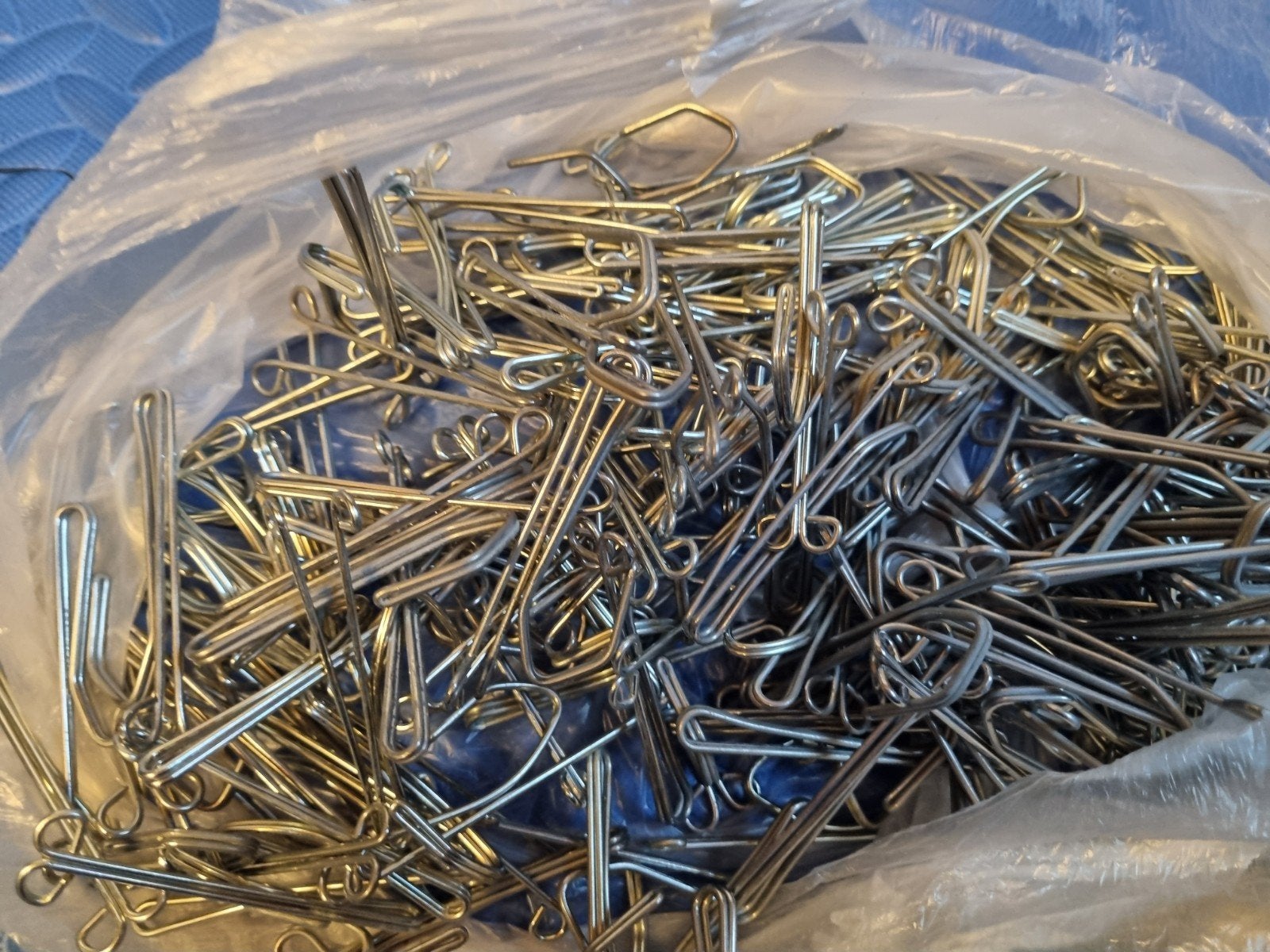 Gordijnhaken - Set van 100+ stuks, Ophalen, Met haken, Gebruikt, Metaal