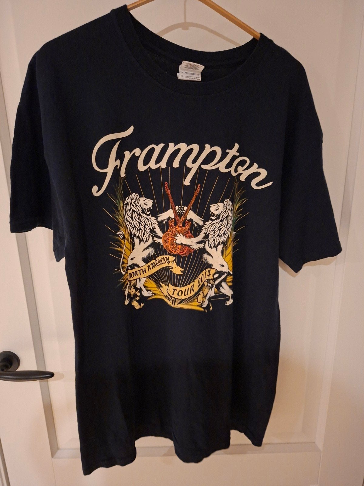 Frampton North American Tour 2011 T-shirt - Maat L, Kleding | Heren, T-shirts, Maat 52/54 (L), Gedragen, Gildan, Verzenden