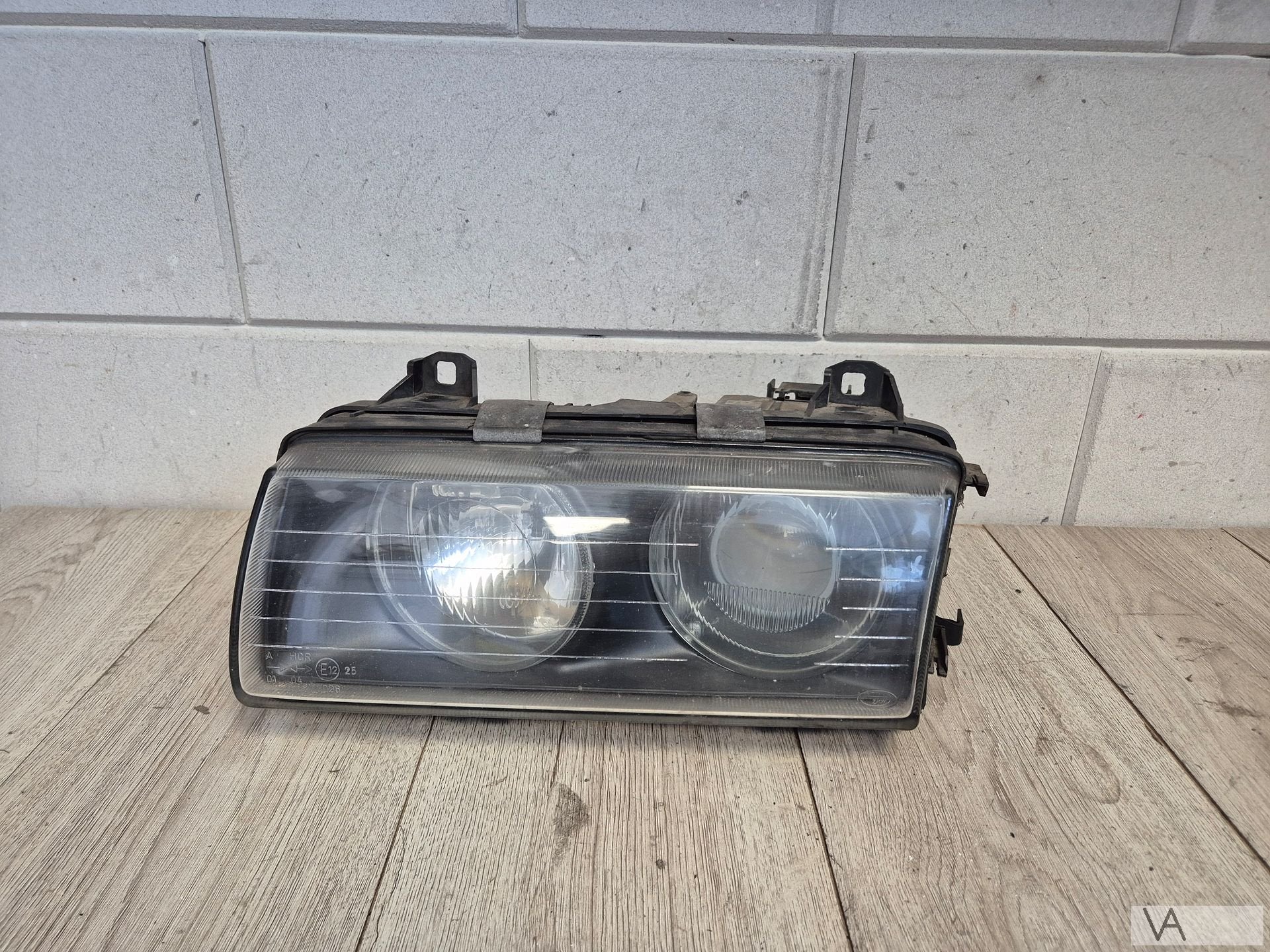 Koplamp links van BMW 3 serie E36 1990 - 1998 ZKW 1393271, Gebruikt, -, -, Ophalen of Verzenden