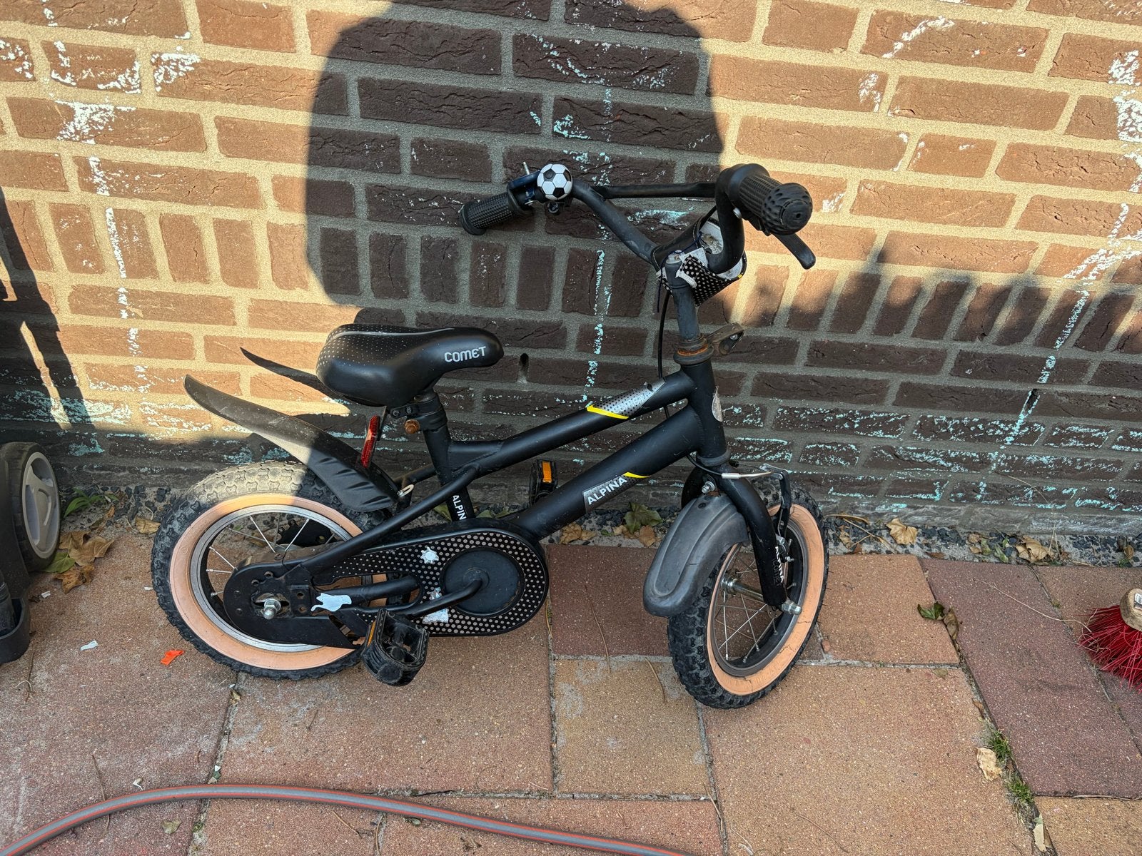 Alpine Comet kinderfiets - Gebruikt, voorlamp ontbreekt, Fietsen en Brommers, Ophalen, Gebruikt, Minder dan 16 inch