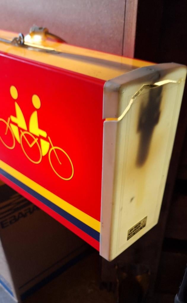 Lichtbak, lichtreclame, reclame voor Batavus fietsen🚲, Ophalen, Gebruikt, ., Lichtbak of (neon) lamp