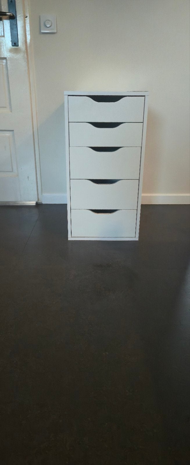 IKEA Alex ladekast wit - 5 lades, Contact.nl@ikea.com, Minder dan 50 cm, Gebruikt, 5 laden of meer