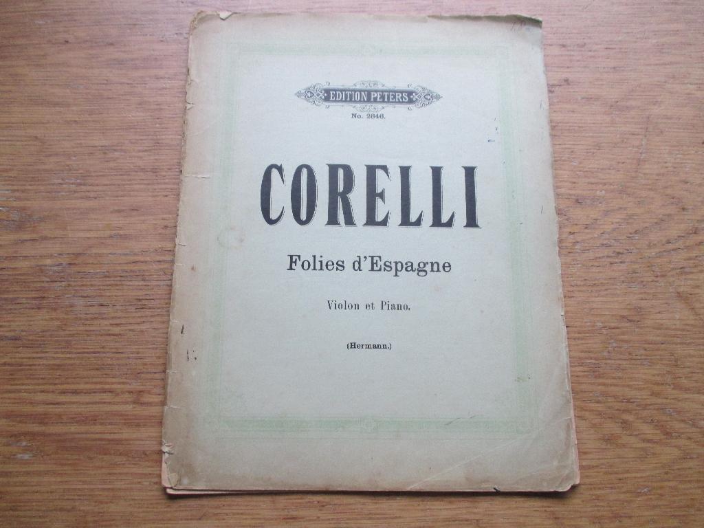 Corelli - folies d'espagne - viool en piano, Muziek en Instrumenten, Bladmuziek, Gebruikt, Klassiek, Ophalen of Verzenden, Viool of Altviool