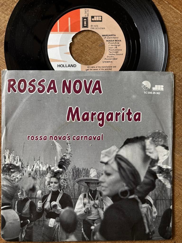 Rossa Nova - Margarita / Rossa Nova's Carnaval (Single), Ophalen of Verzenden, Gebruikt, Pop