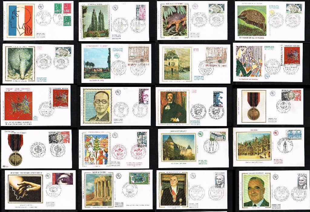 Uitzoeken FDC's Frankrijk deel 2, Ophalen of Verzenden, Onbeschreven, Europa