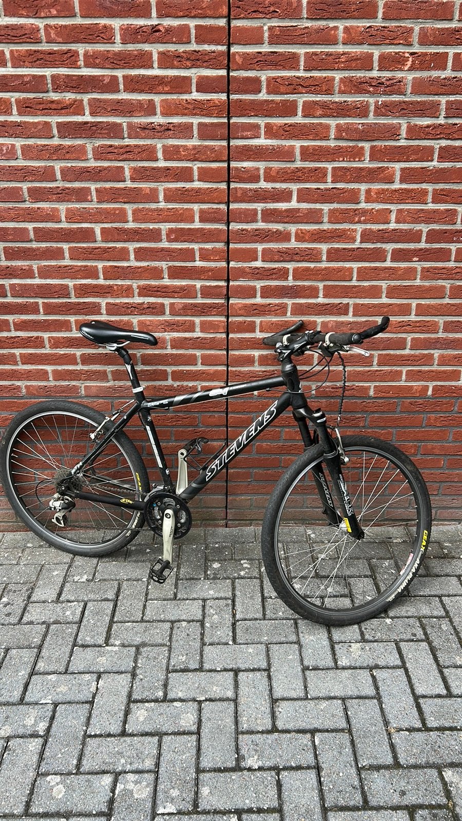 Mountainbike, Hardtail, Velgrem, 45 tot 49 cm, Zo goed als nieuw