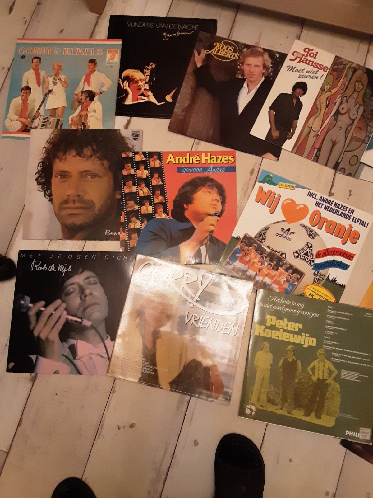 partijtje nedtalig lp's, Cd's en Dvd's, Ophalen of Verzenden, Gebruikt, 12 inch, Levenslied of Smartlap
