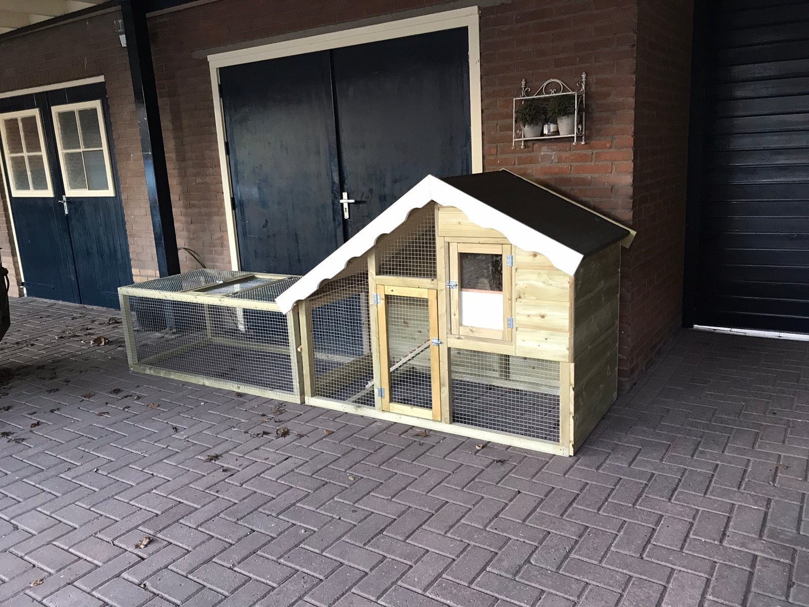 konijnenhok mogelijk met uitloopren, Meerdere dieren, Groot