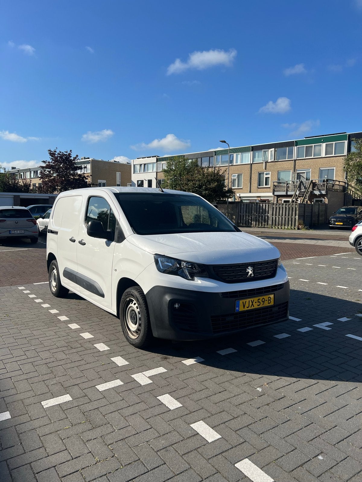 Peugeot Partner 1.5 Bluehdi 75pk 650kg 2021 Wit, Voorwielaandrijving, Stof, 600 kg, 4 cilinders