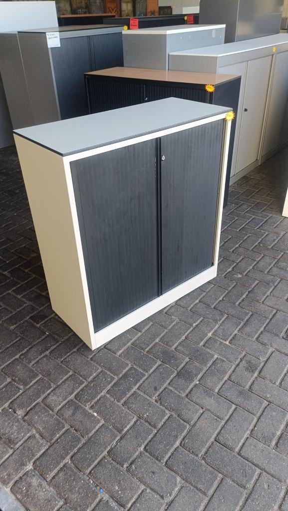 Ahrend halfhoge metalen roldeurkast 100 cm breed, Huis en Inrichting, Kasten | Roldeurkasten en Archiefkasten, Gebruikt, R, 100 tot 150 cm