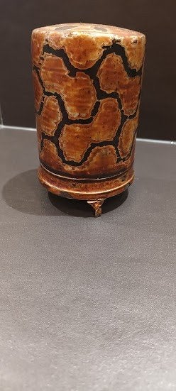 Decoratieve Birmese koker op pootjes, uniek design, Ophalen, Gebruikt, Overige typen