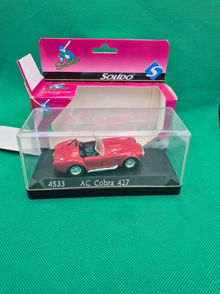 137 AC Cobra 427 1/43 Solido, Ophalen of Verzenden, Zo goed als nieuw, Auto, Solido