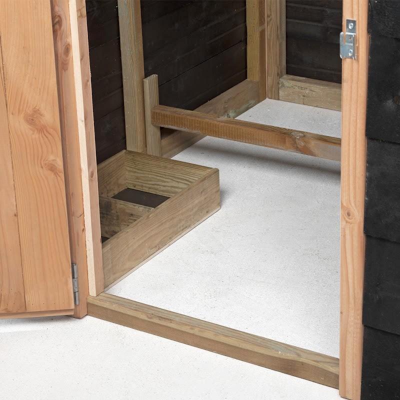Kippen hooischuur met overdekte kippenren Gijs, Dieren en Toebehoren, Ophalen of Verzenden, Nieuw, Kippenhok of Kippenren
