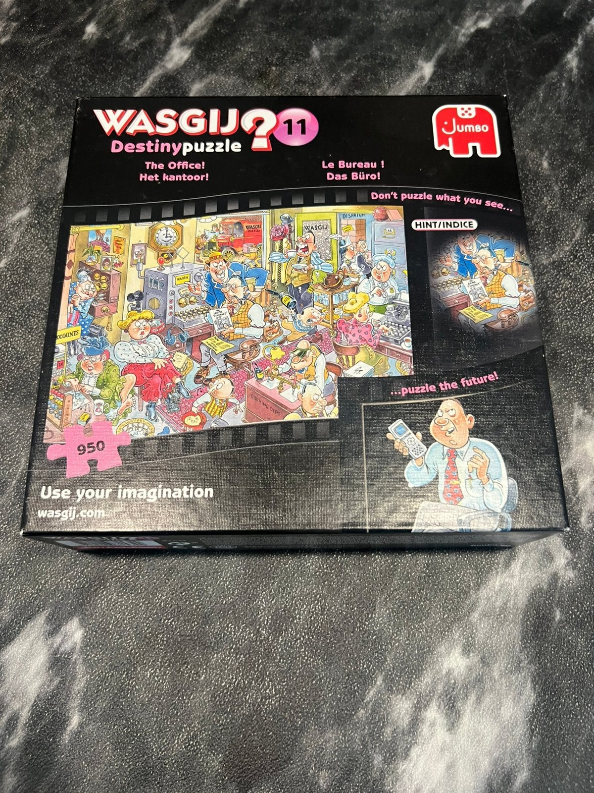 Wasgij destiny puzzel 11 950 stukjes Het Kantoor, Ophalen of Verzenden, 500 t/m 1500 stukjes, Zo goed als nieuw