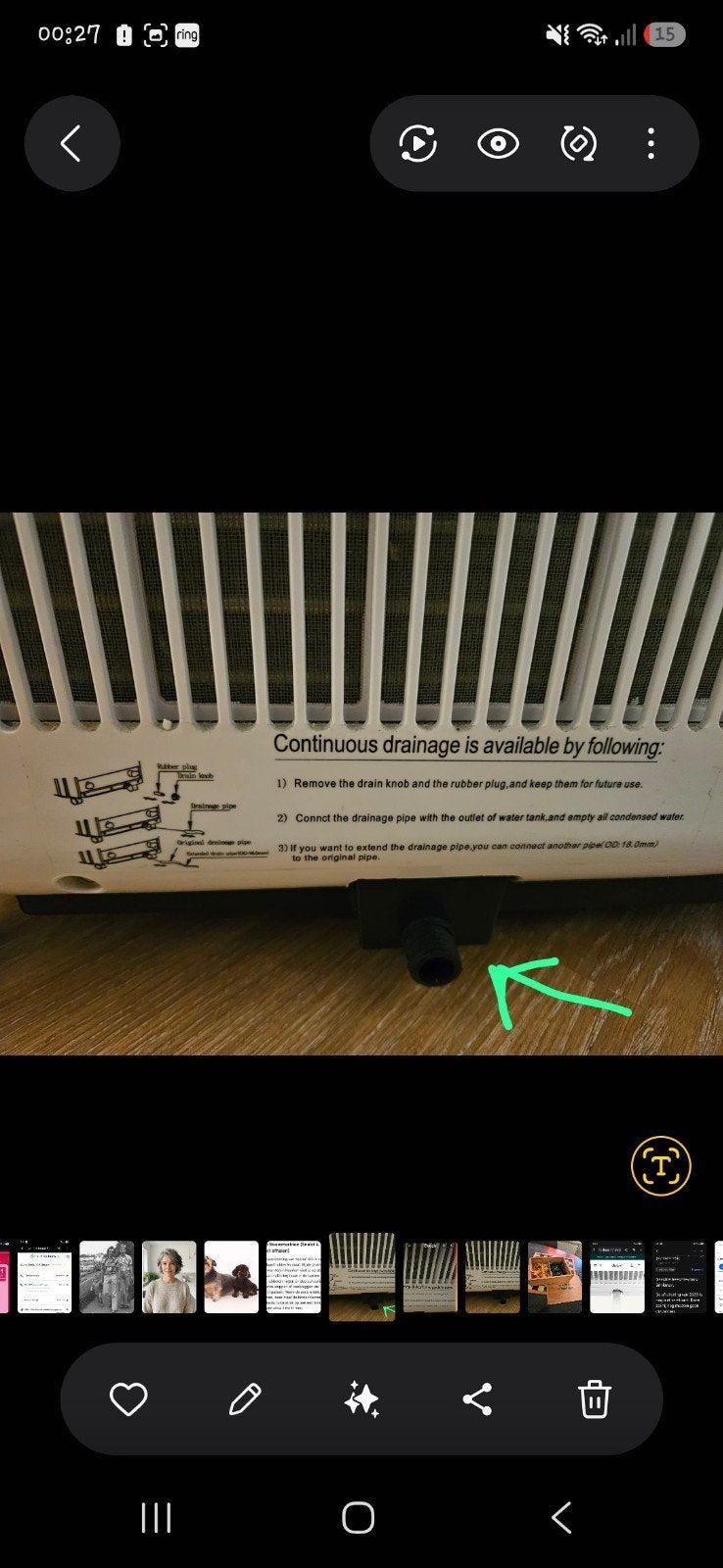 Op zoek naar afdekdop om condenswater tegen te houden, Witgoed en Apparatuur, Airco's, Ophalen of Verzenden, Mobiele airco, Minder dan 60 m³