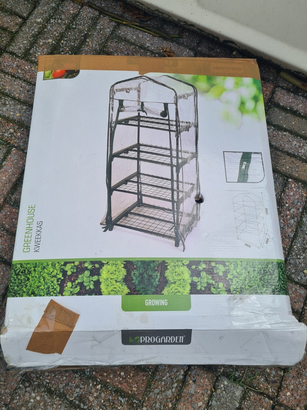 Kweekkast met beschermhoes - zo goed als nieuw, Tuin en Terras, Kweekspullen, Ophalen of Verzenden, Zo goed als nieuw, Kweekkast