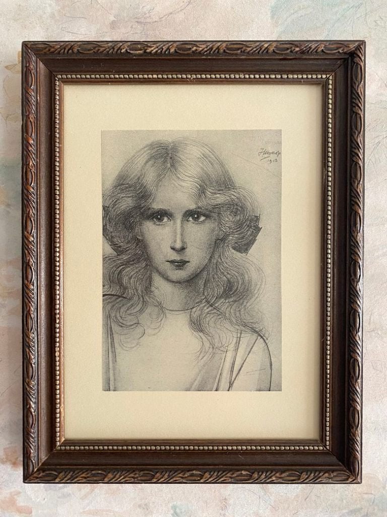 Oude   Prent   Jan  Toorop  .  1913, Antiek en Kunst, Ophalen of Verzenden