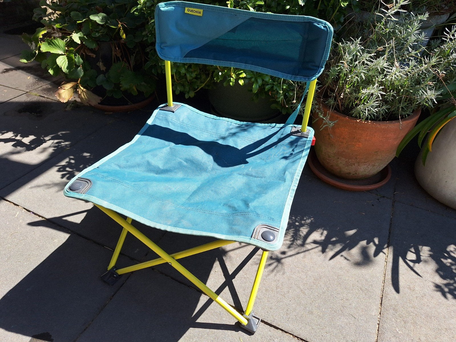 Opvouwbare Campingstoel Quechua - Compact en Lichtgewicht, Caravans en Kamperen, Ophalen, Gebruikt, Campingstoel