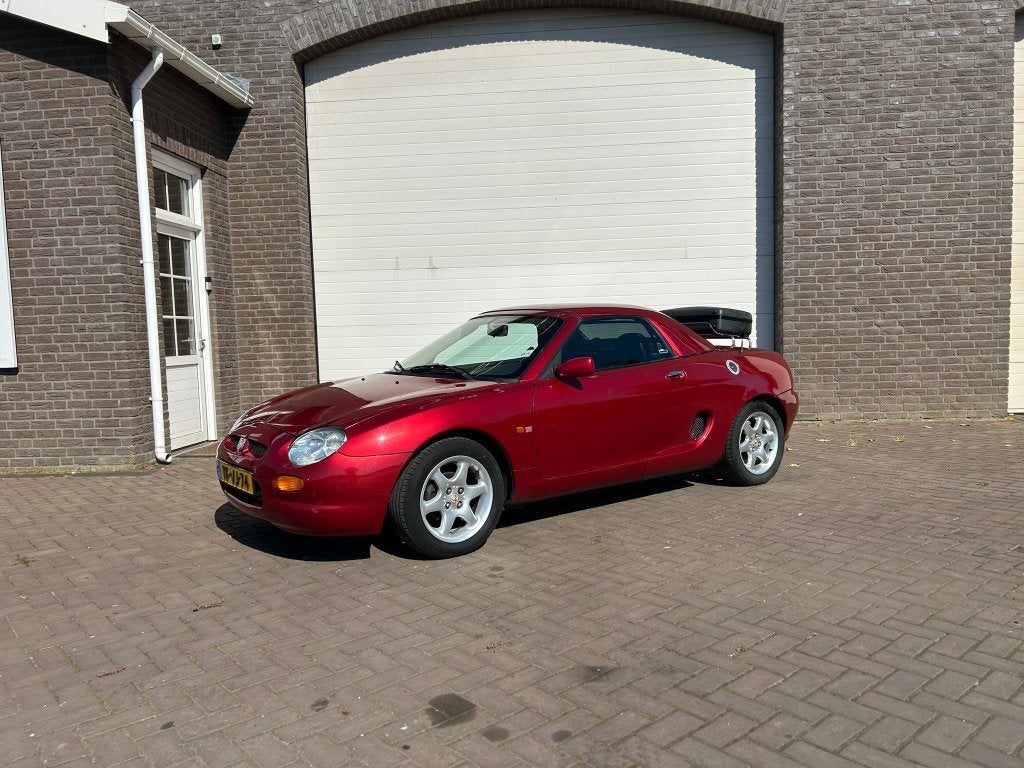MG F 1.8 Cabriolet – 85.241 km – 1998 – Rood, Auto's, MG, Achterwielaandrijving, Zwart, 4 cilinders, Cabriolet