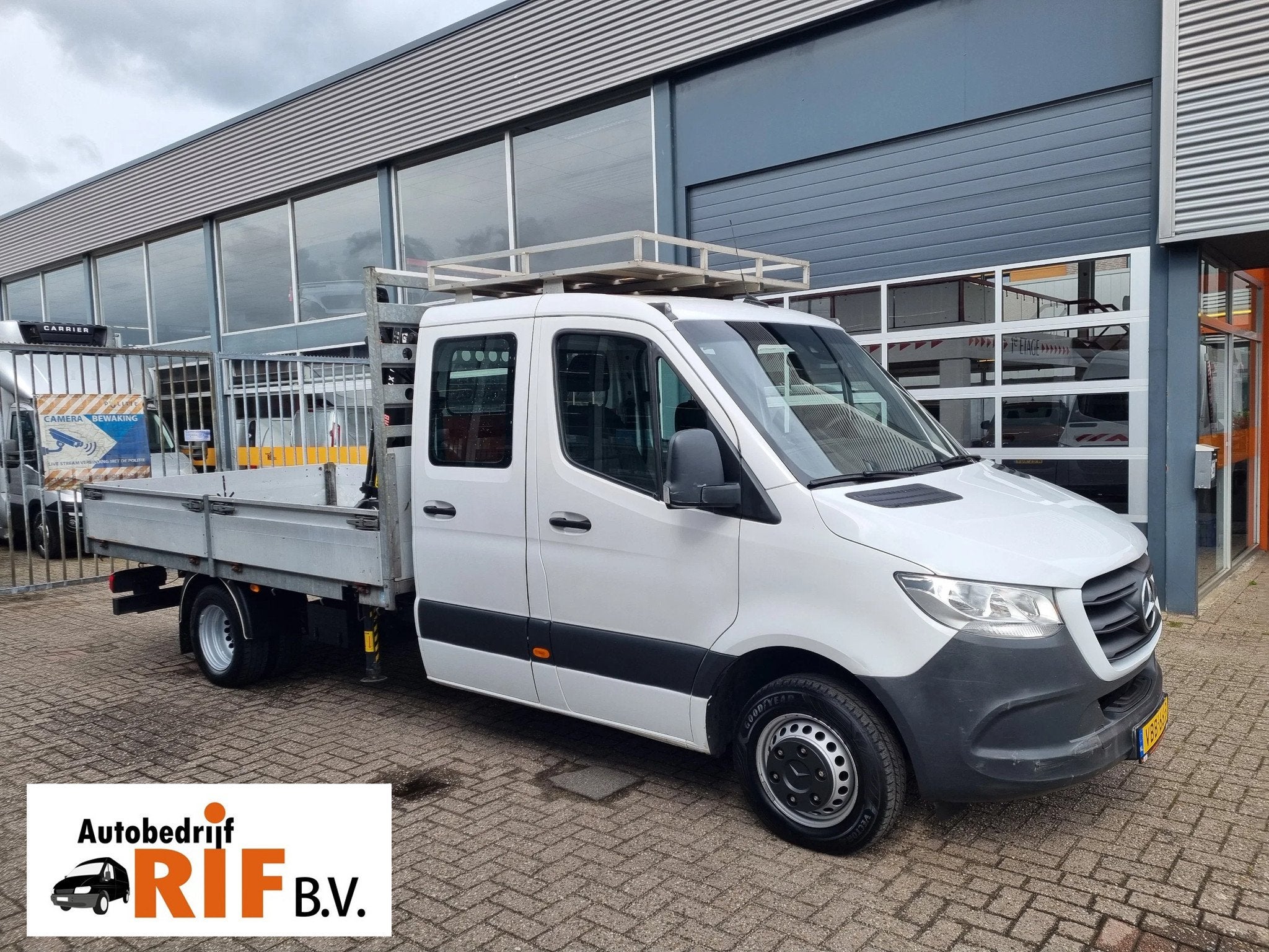 Mercedes-Benz Sprinter 514 CDI DoKa Pritsche/ 6 Pers/ Kraan, Automaat, Achterwielaandrijving, Gebruikt, Euro 6