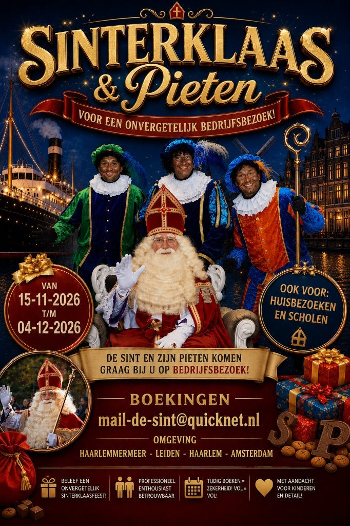 Voor een onvergetelijk bezoek van Sinterklaas en zijn Pieten, Diversen, Sinterklaas, Ophalen, Nieuw