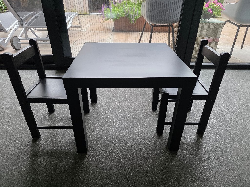 Kinder tafel met stoeltjes, Kinderen en Baby's, Kinderkamer | Tafels en Stoelen, Ophalen, Gebruikt, Tafel(s) en Stoel(en)