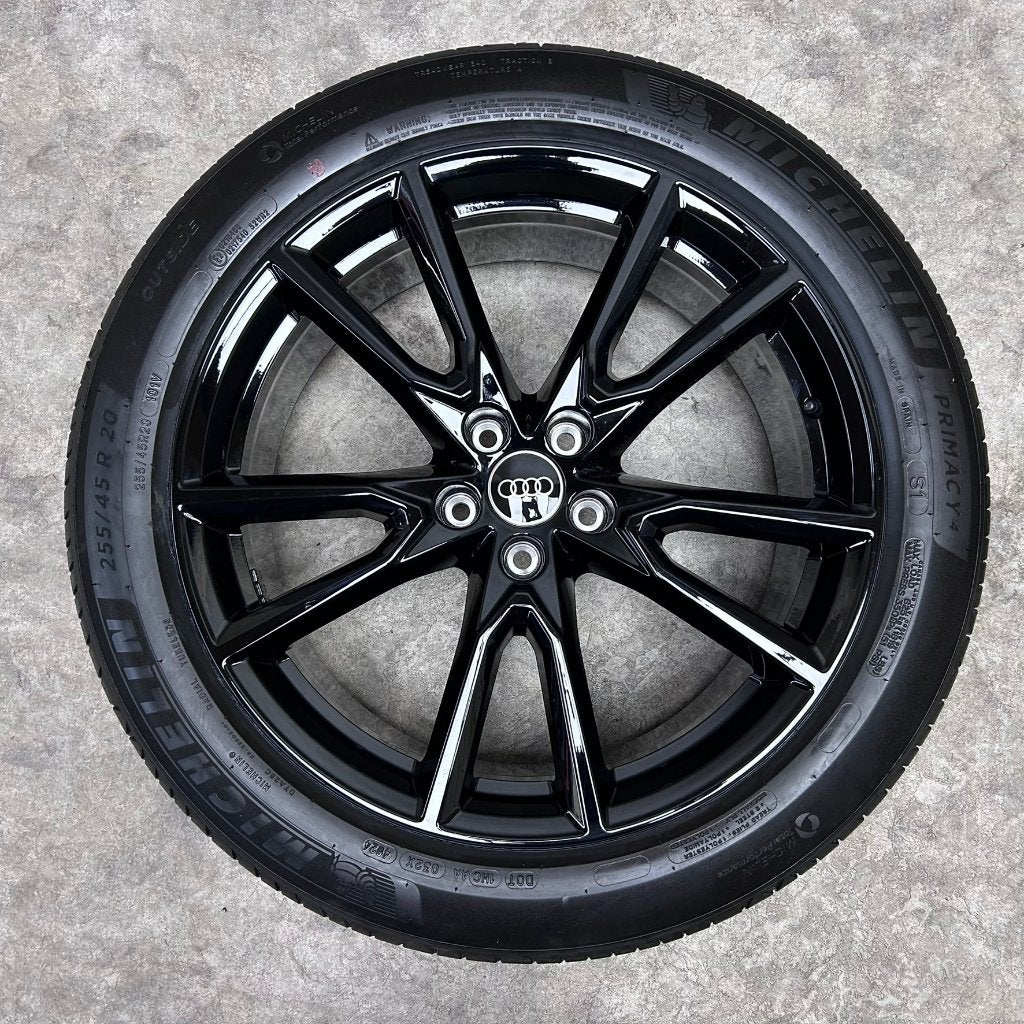 20 inch originele velgen + zomerbanden Audi Q5 SQ5, Audi, Gebruikt, 255 mm, Banden en Velgen