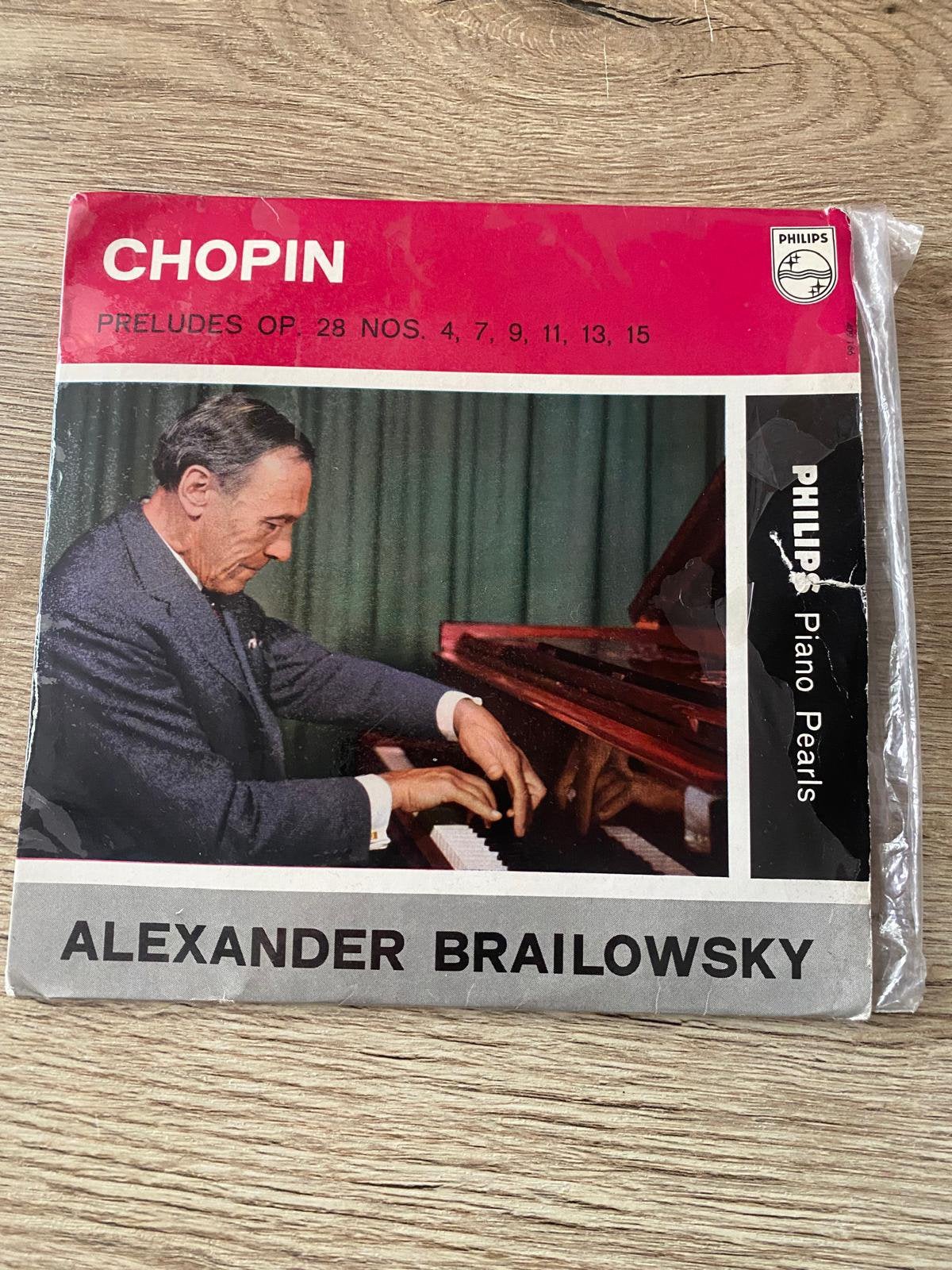 Chopin – Preludes Op. 28 | Alexander Brailowsky Philips EP, Chopin, 7 inch, Ophalen of Verzenden, Romantiek