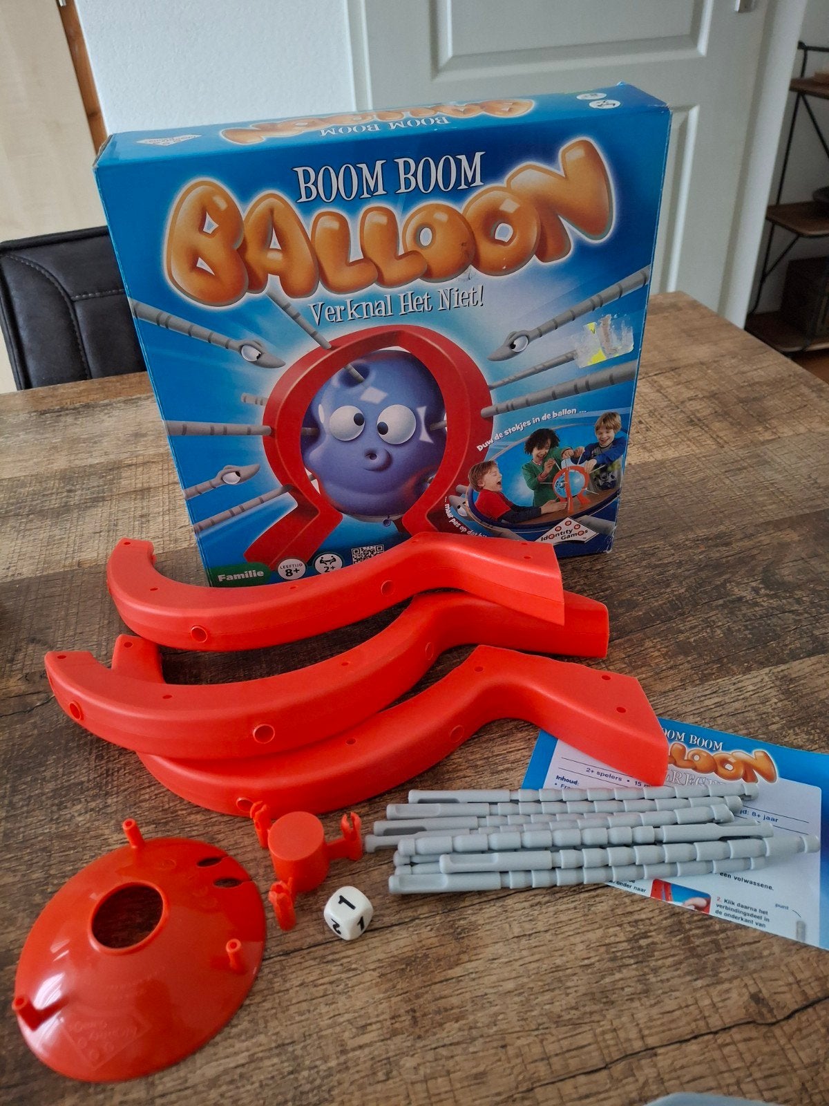 Boom Boom Balloon - Verknal Het Niet! Gezinsspel, Een of twee spelers, Ophalen of Verzenden, Gebruikt, Spin Master