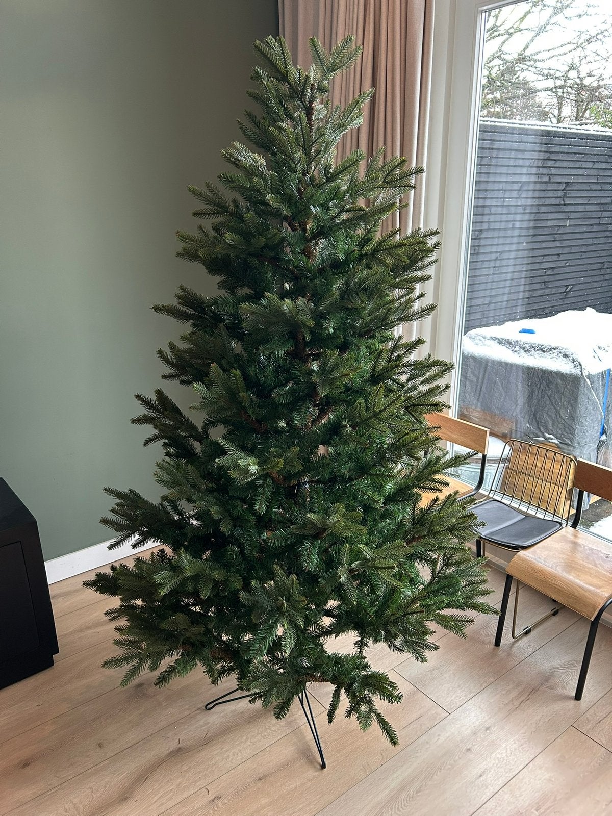 Kunst kerstboom 1,85, Ophalen, Gebruikt