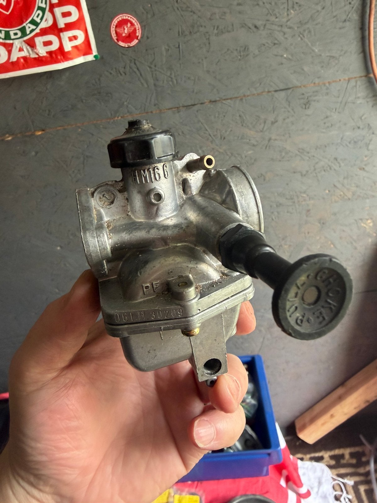 Honda hm166 carberateur niet compleet, Ophalen of Verzenden, Gebruikt