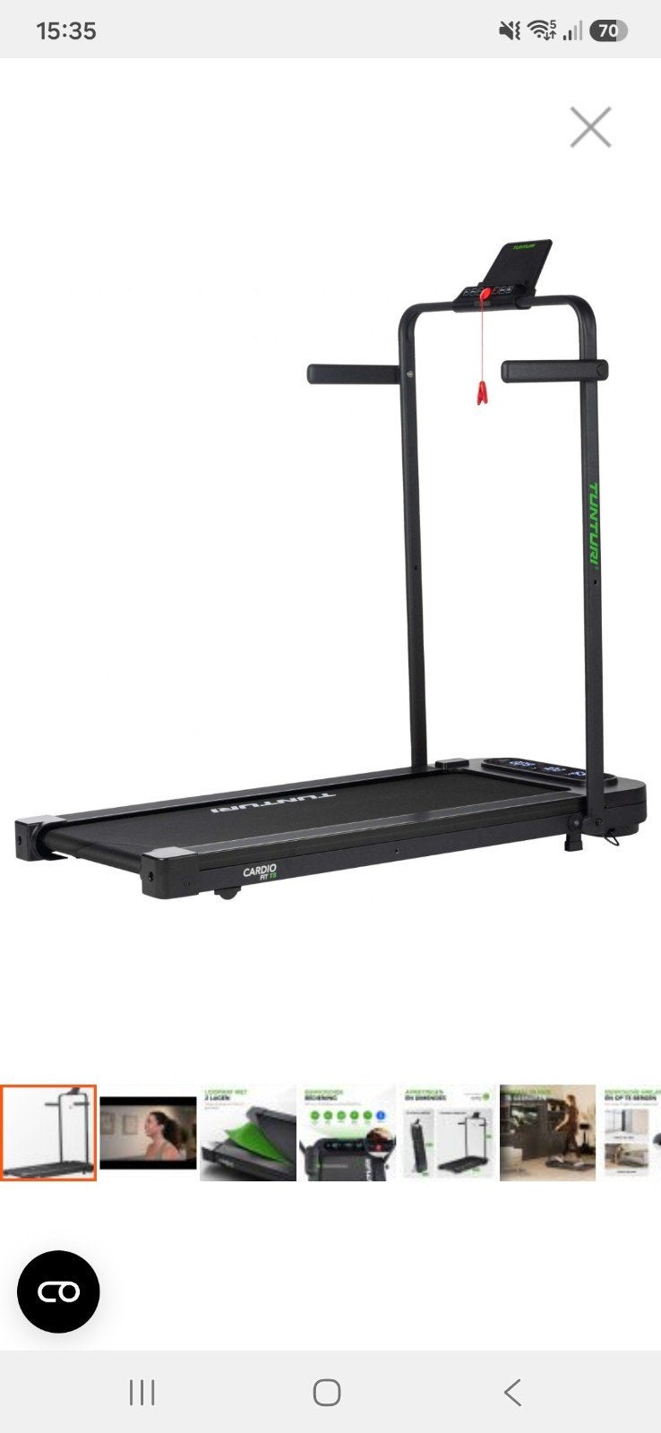 Nieuwe loopband (1-8 km/u) met demping - nooit gebruikt!, Sport en Fitness, Fitnessapparatuur, Ophalen