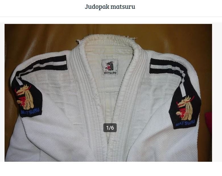 Judo pak Matsuru, Sport en Fitness, Vechtsporten en Zelfverdediging, Maat XS of kleiner, Ophalen of Verzenden, Gebruikt, Judo