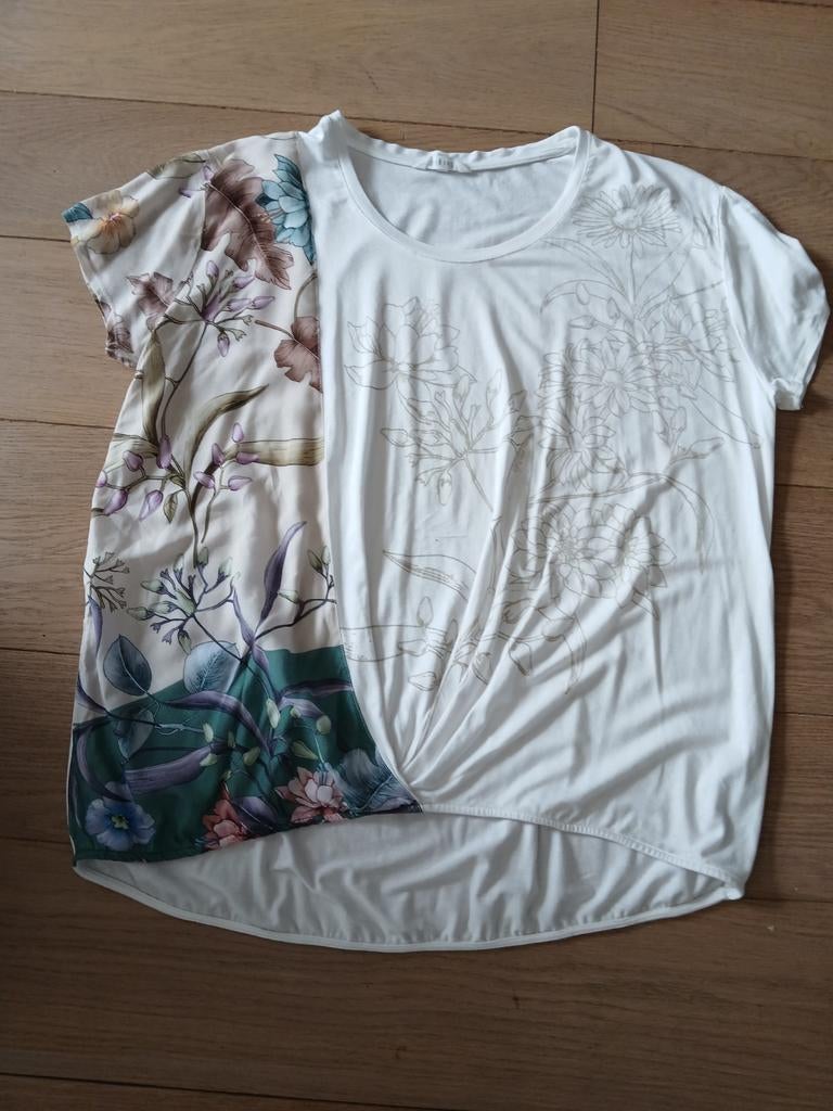 Desigual shirt, maat L, Desigual, Ophalen of Verzenden, Zo goed als nieuw, Korte mouw
